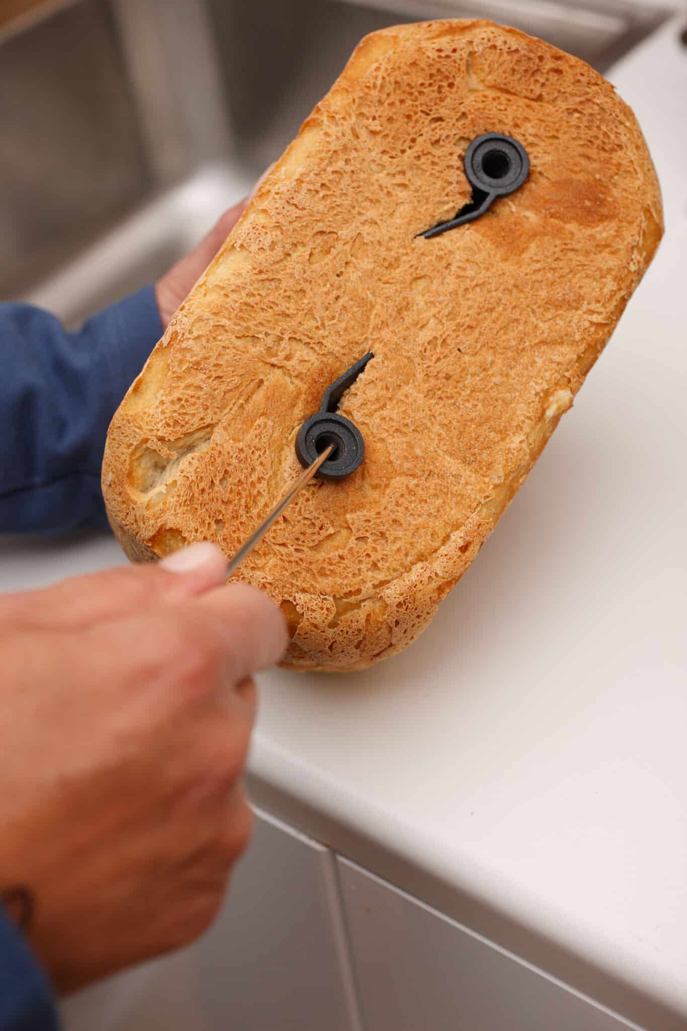GRADENEVE Knethaken Set - 4 Stück Ersatz Für Brotbackautomaten